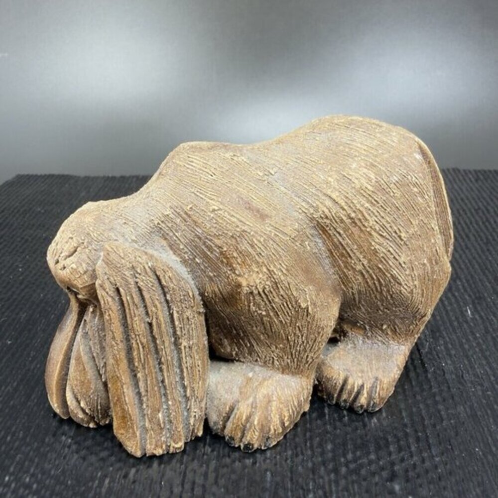 Vintage Artesania Rinconada Handmade In Uruguay‎ Bloodhound Figurine Retired VTG